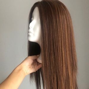 Pretty  auburn long synthetic wig by keralon !